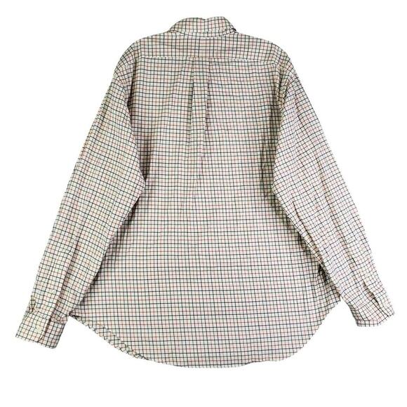 Polo Ralph Lauren Shirt Oxford Men's XL White Multicolor Plaid LS Button Down - Picture 3 of 9